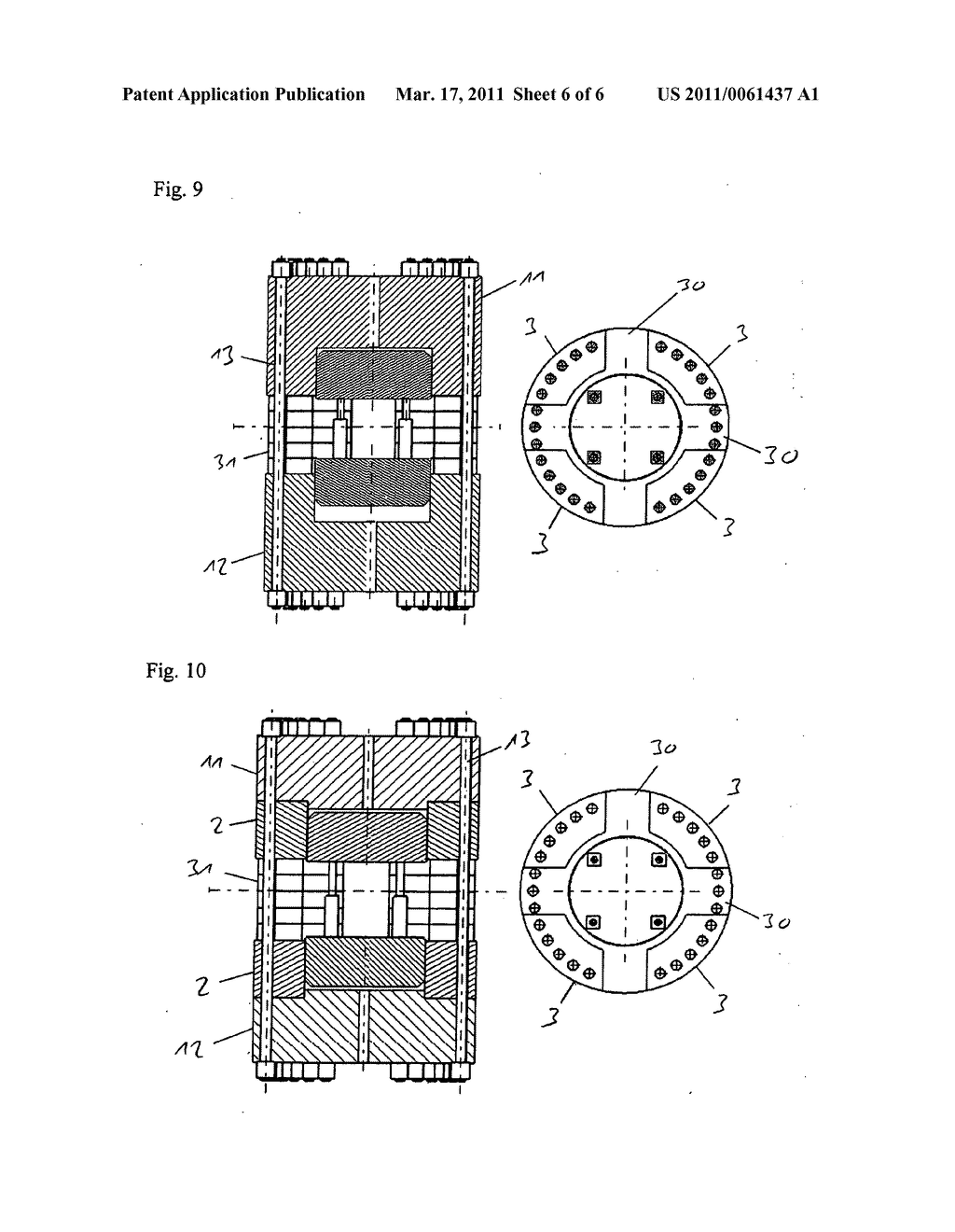 DEVICE FOR THE PRODUCTION OF MOLDED PARTS - diagram, schematic, and image 07