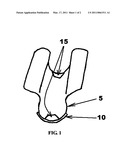 Guitar slide holder diagram and image