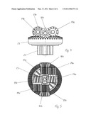 GEAR WITH AT LEAST TWO GEARING STAGES, A LINEAR ACTUATOR COMPRISING SUCH A GEAR AND A TABLE LEG COMPRISING SUCH A LINEAR ACTUATOR diagram and image