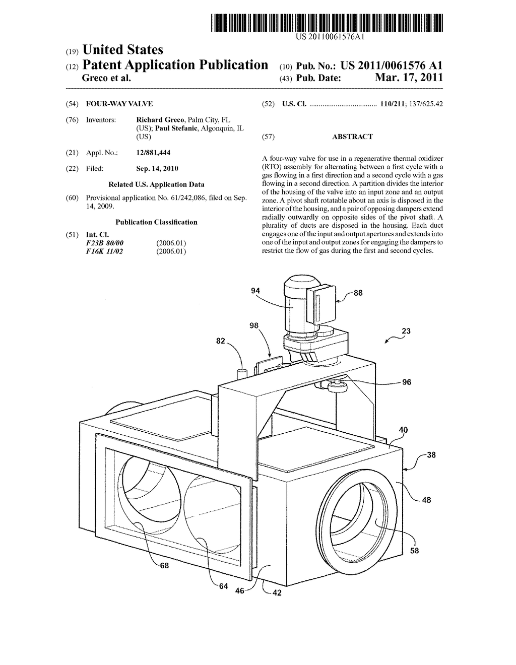 FOUR-WAY VALVE - diagram, schematic, and image 01