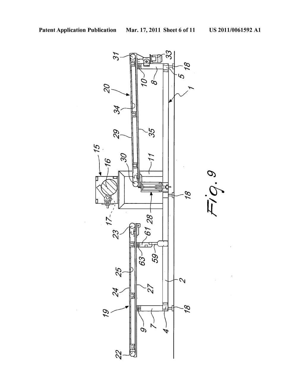 Apparatus for applying adhesive to the surface of expanded resin panels superimposable to form layered mattresses - diagram, schematic, and image 07