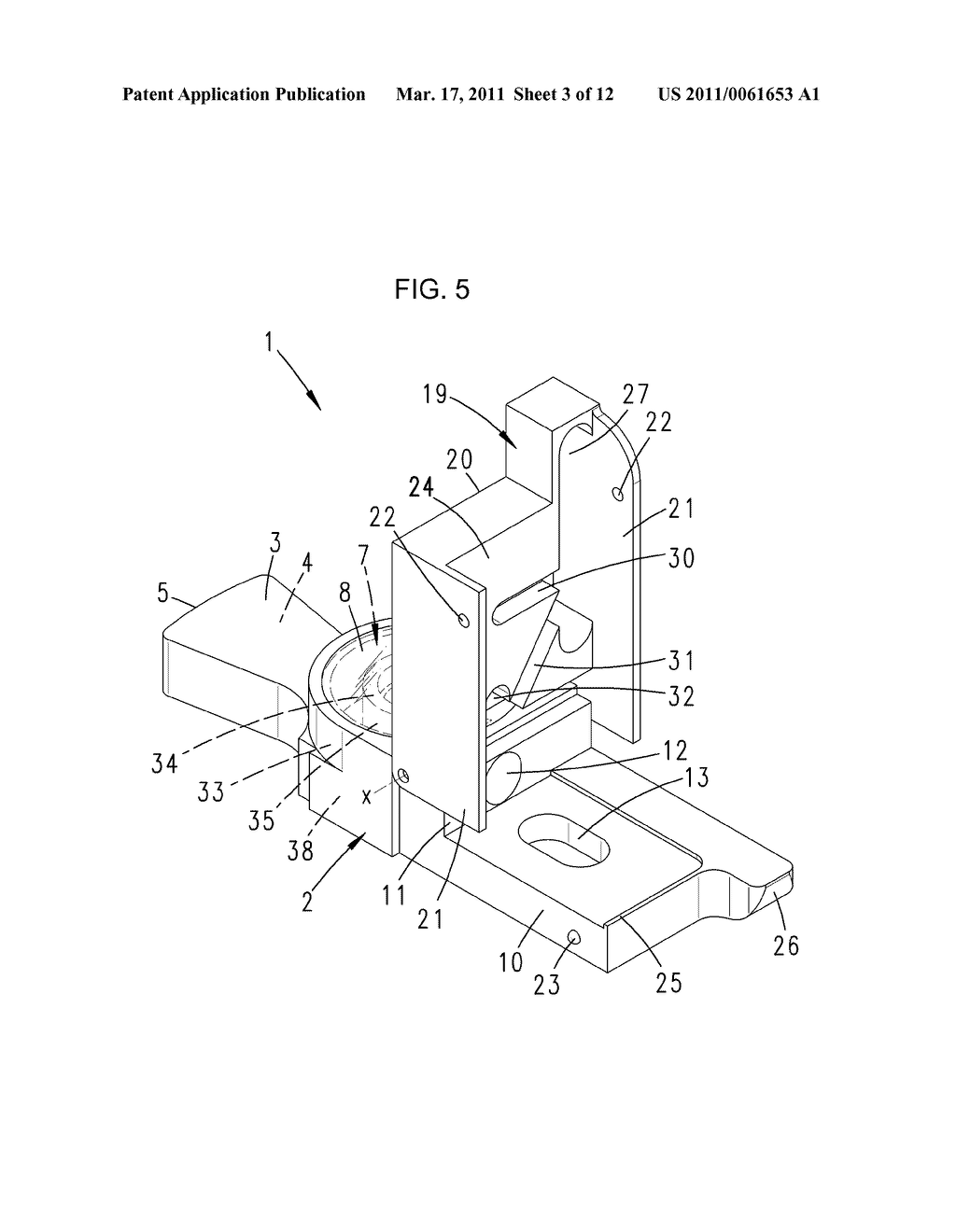 DISPENSER FOR PULVERULENT SUBSTANCES CONTAINED IN A SEPARATE PACK - diagram, schematic, and image 04