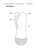 STOCKING FOR FEET WITH BUNIONS diagram and image