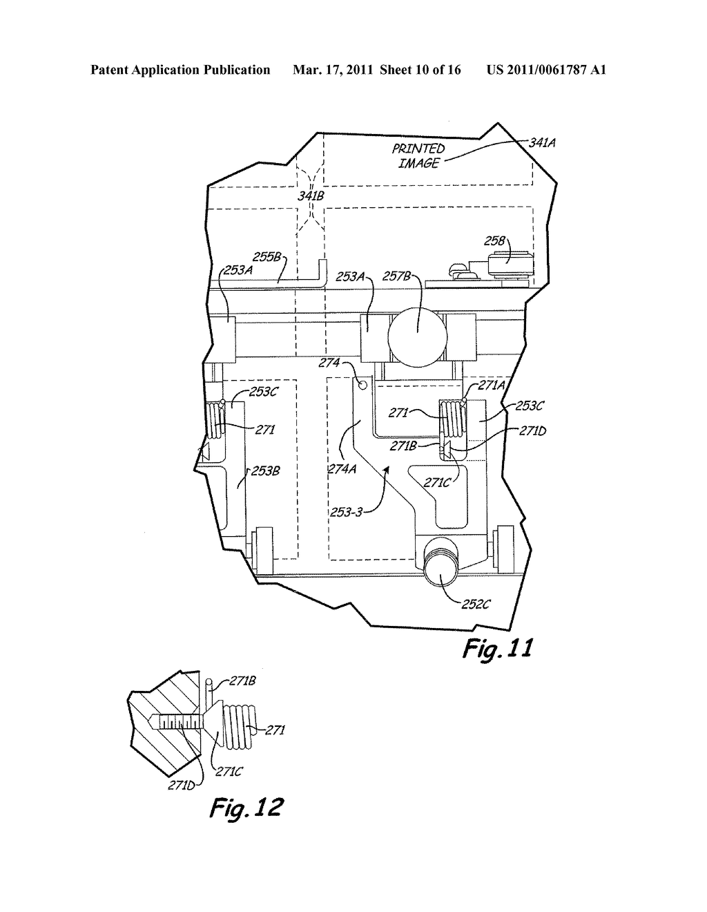 System For Finishing Printed Labels Using Multiple X-Y Cutters - diagram, schematic, and image 11