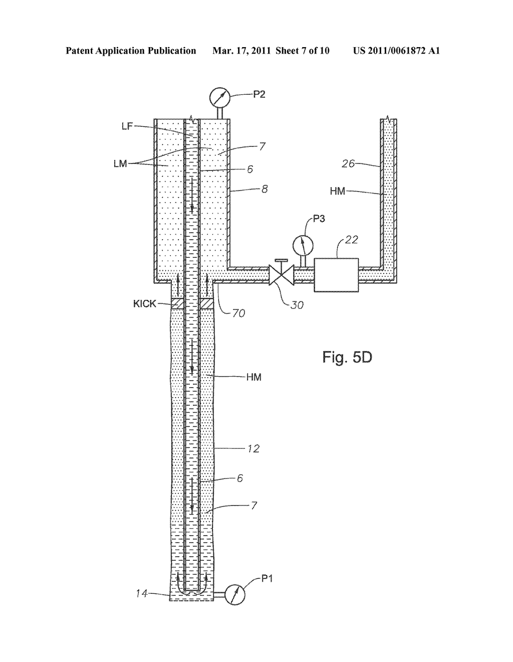 SYSTEMS AND METHODS FOR CIRCULATING OUT A WELL BORE INFLUX IN A DUAL GRADIENT ENVIRONMENT - diagram, schematic, and image 08