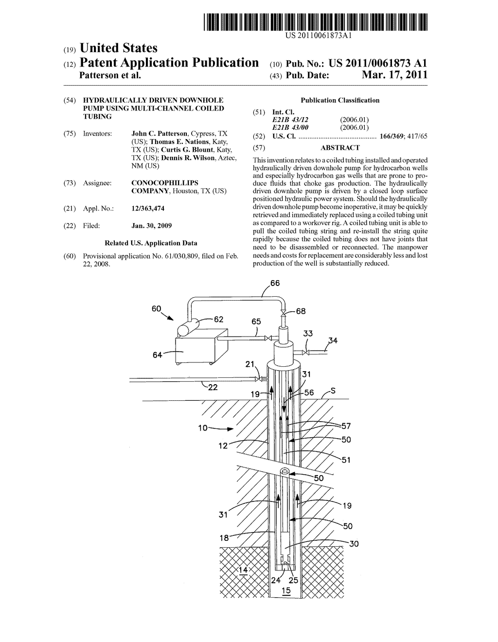 Hydraulically Driven Downhole Pump Using Multi-Channel Coiled Tubing - diagram, schematic, and image 01