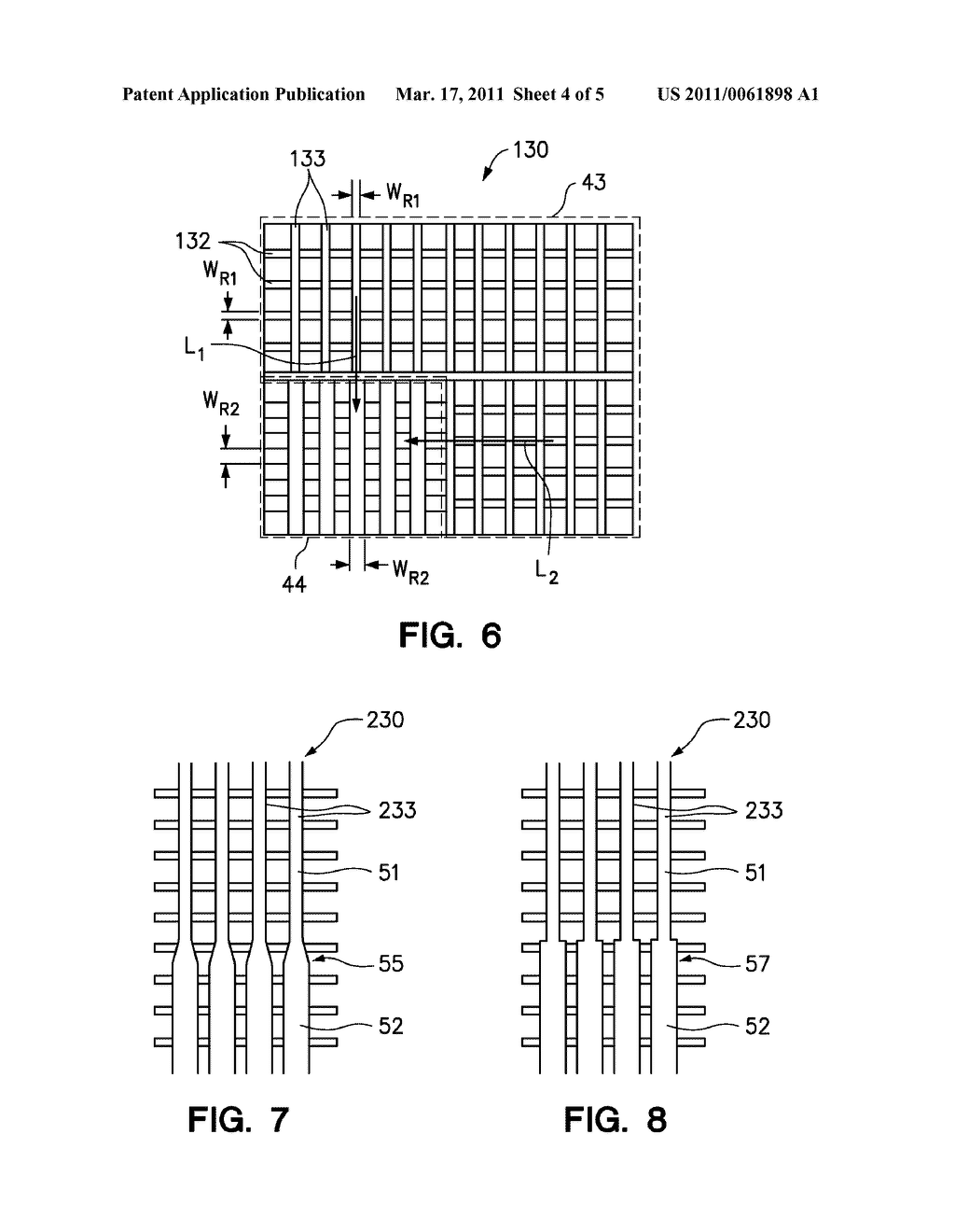 REDUCING CROSS-TALK IN HIGH SPEED CERAMIC PACKAGES USING SELECTIVELY-WIDENED MESH - diagram, schematic, and image 05