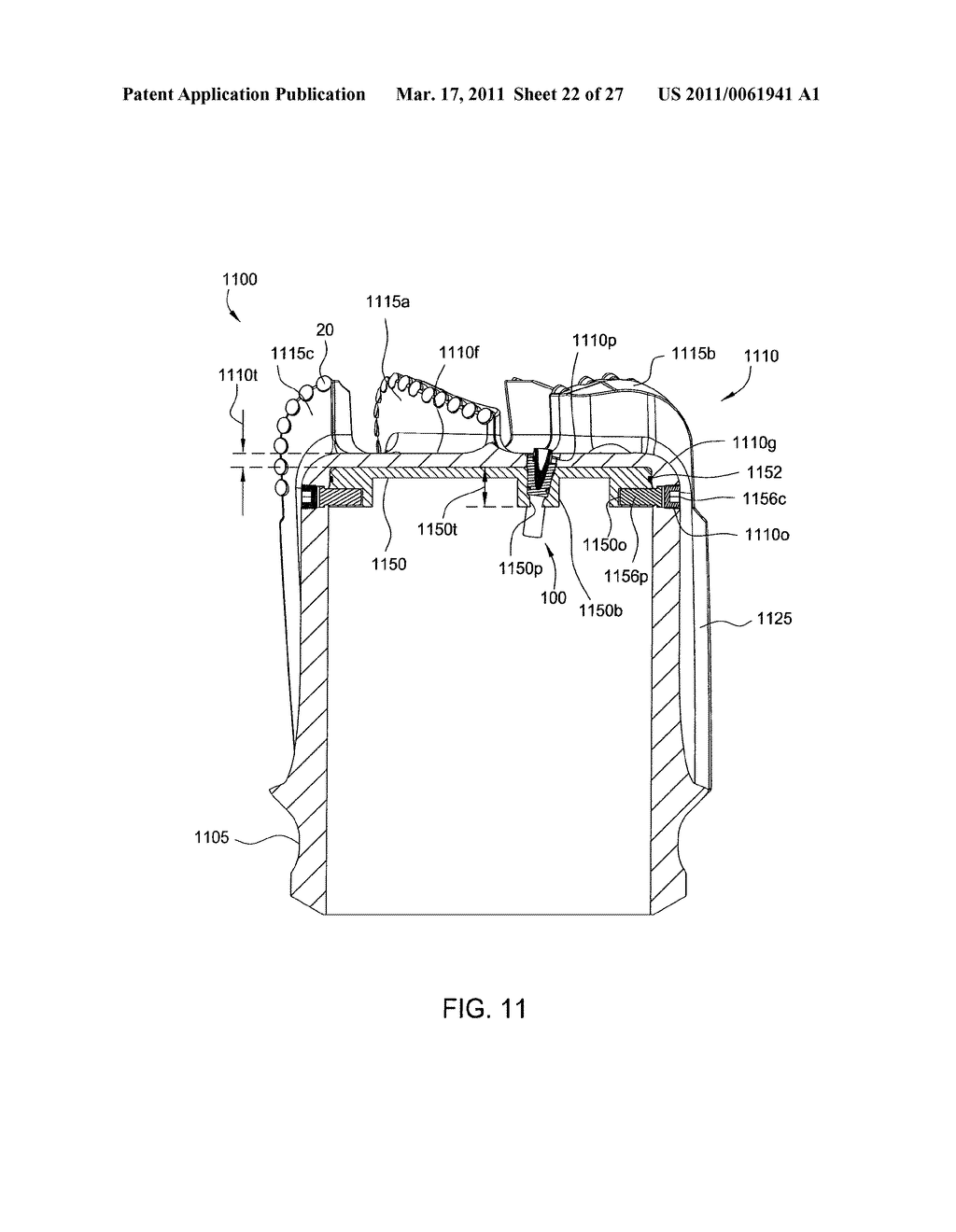 EARTH REMOVAL MEMBER WITH FEATURES FOR FACILITATING DRILL-THROUGH - diagram, schematic, and image 23