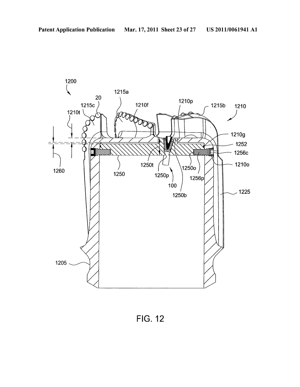 EARTH REMOVAL MEMBER WITH FEATURES FOR FACILITATING DRILL-THROUGH - diagram, schematic, and image 24