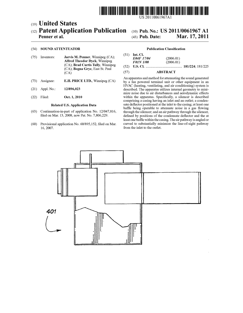 SOUND ATTENTUATOR - diagram, schematic, and image 01