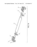 Side-flexing Conveyor Chain with Pivoting Slats and Related Methods diagram and image