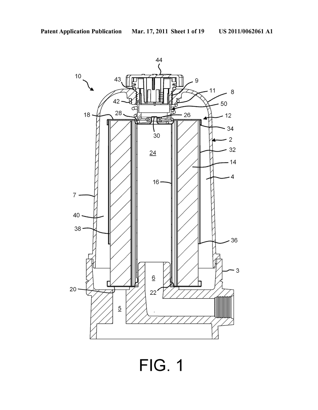 Filter Assembly with Modular Relief Valve Interface - diagram, schematic, and image 02