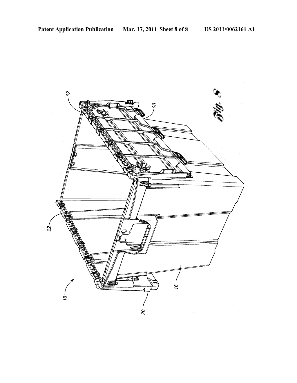 ATTACHED LID CONTAINER WITH BAG RETENTION FEATURES - diagram, schematic, and image 09