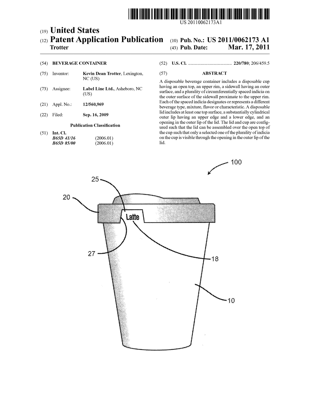 BEVERAGE CONTAINER - diagram, schematic, and image 01