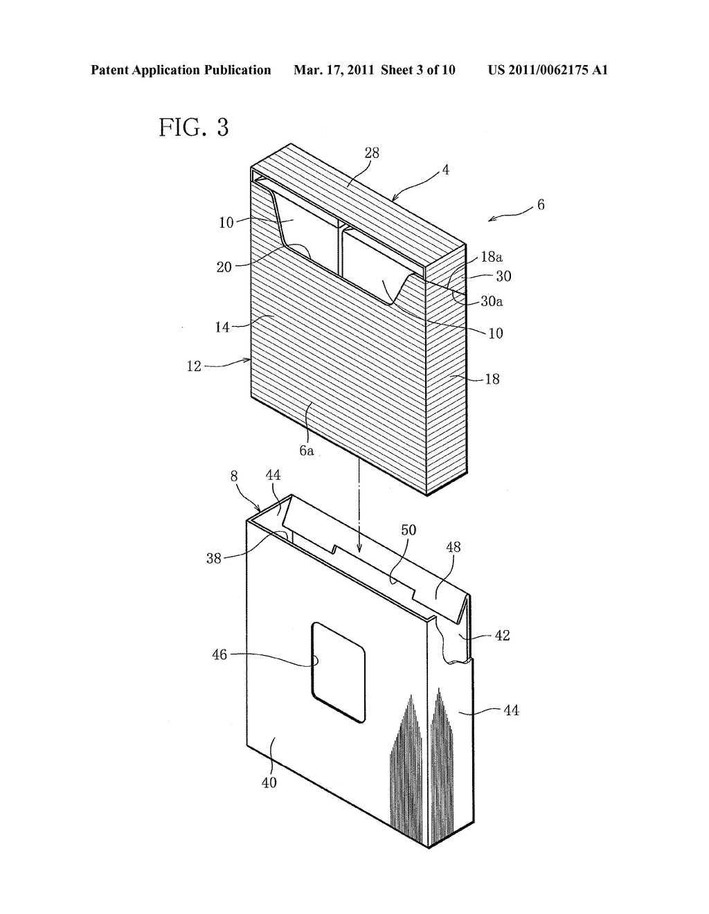 SLIDE ACTION TYPE HINGED-LID PACKAGE - diagram, schematic, and image 04