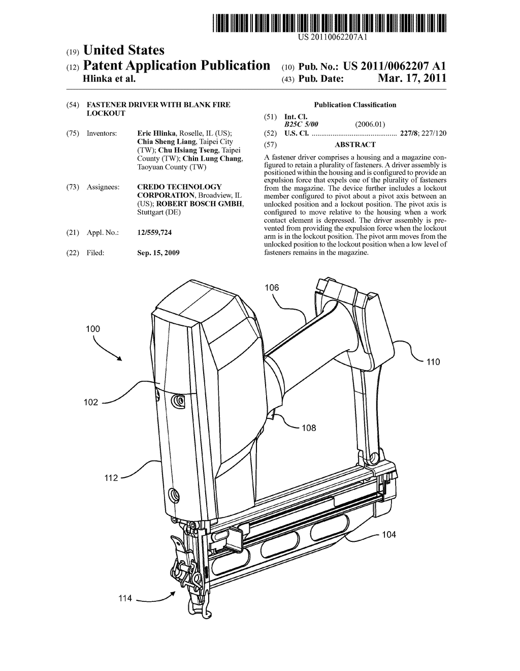 FASTENER DRIVER WITH BLANK FIRE LOCKOUT - diagram, schematic, and image 01