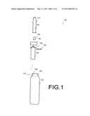 NON-REUSABLE DISPOSABLE SPRAY CONTAINER diagram and image