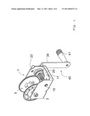 HAND WINCH WITH BRAKE AND FREEWHEEL diagram and image