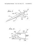 Supersonic aircraft jet engine installation diagram and image