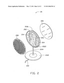 Infrared physiotherapeutic apparatus diagram and image