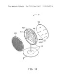 Infrared physiotherapeutic apparatus diagram and image