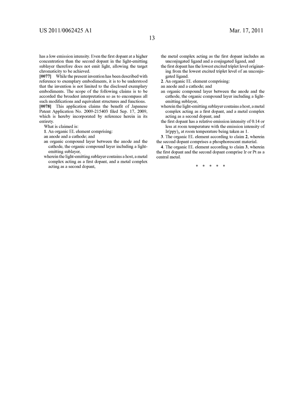 ORGANIC EL ELEMENT - diagram, schematic, and image 15