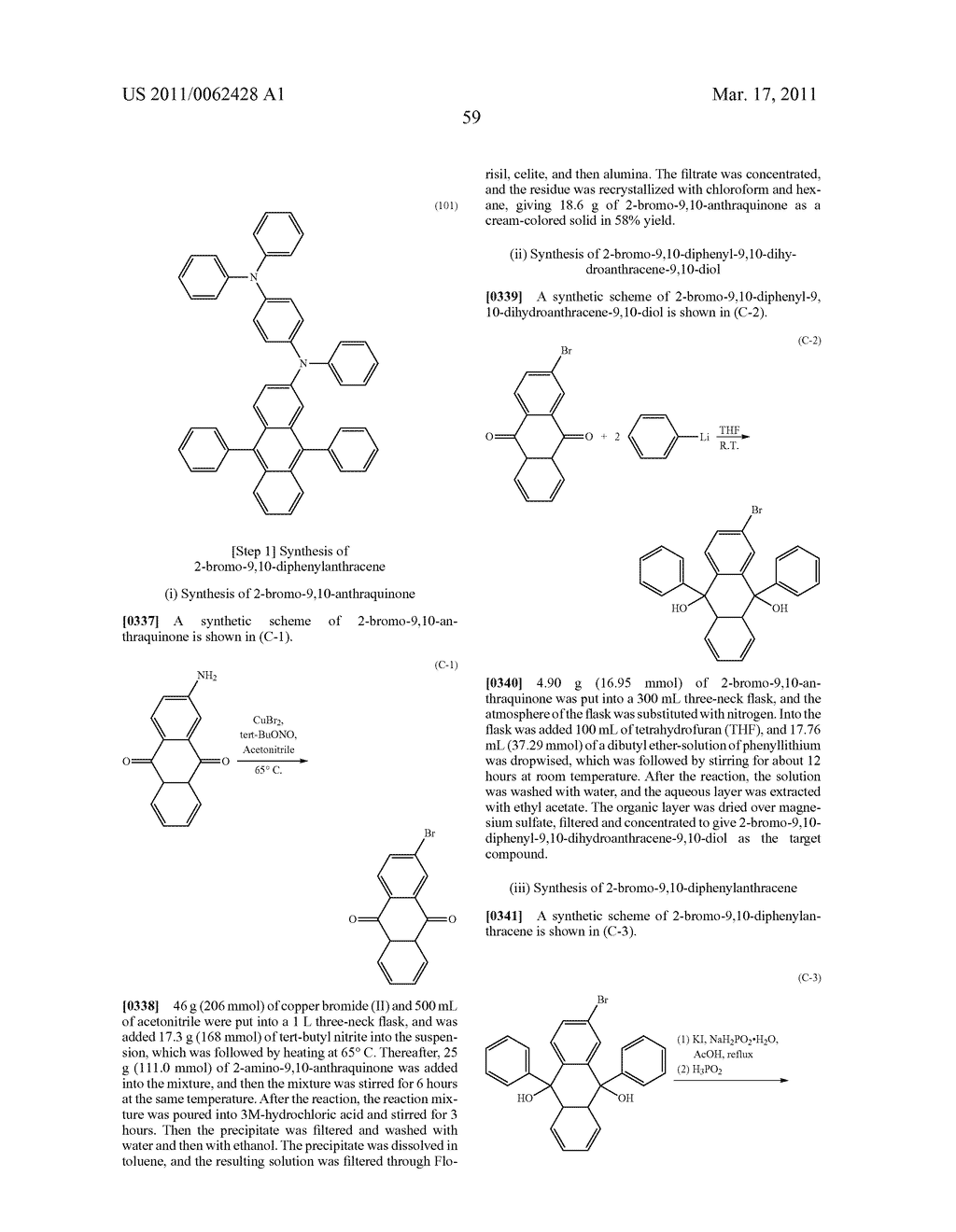 Anthracene Derivative, and Light-Emitting Element, Light-Emitting Device, Electronic Device Using Anthracene Derivative - diagram, schematic, and image 166