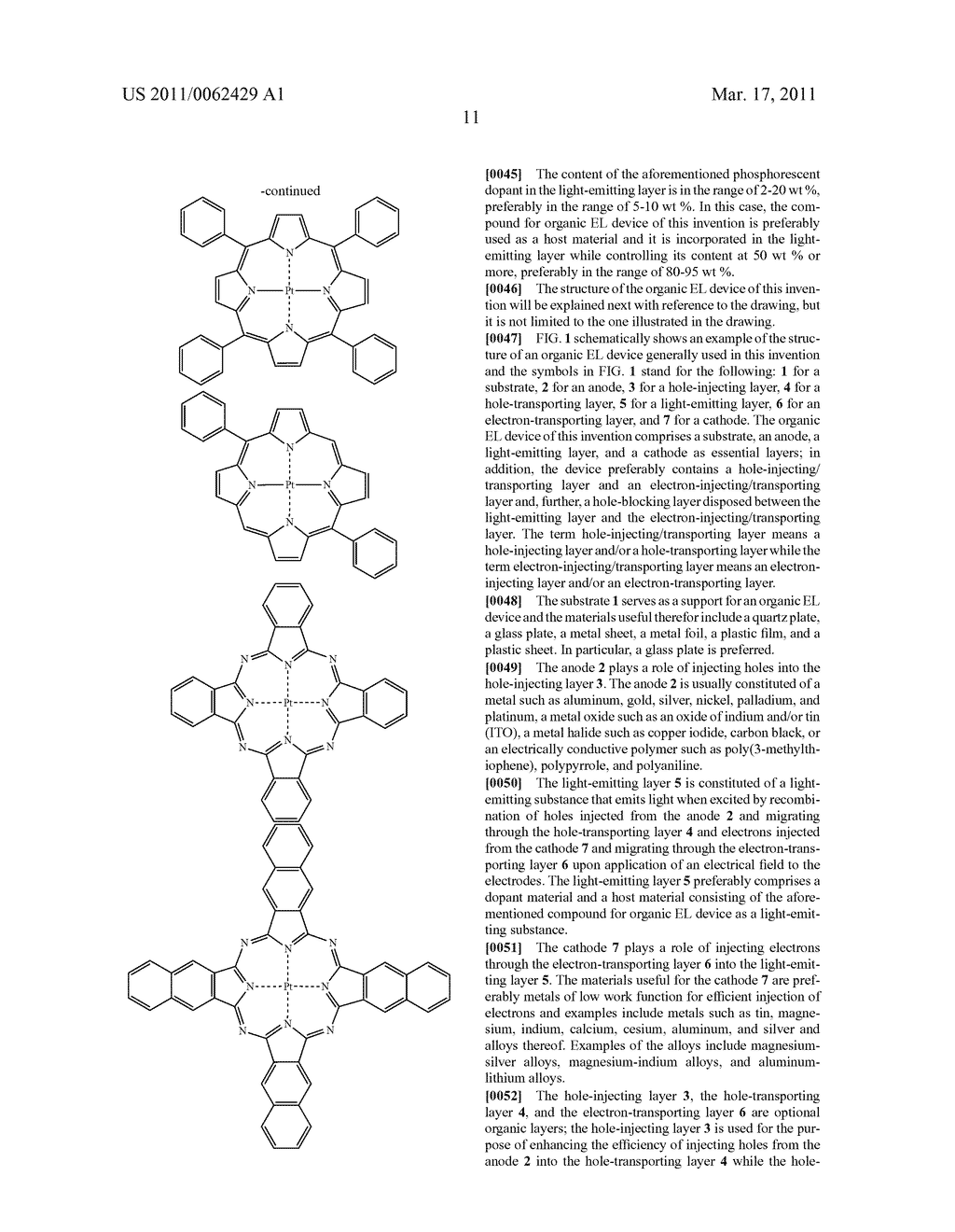 COMPOUND FOR ORGANIC ELECTROLUMINESCENT DEVICE AND ORGANIC ELECTROLUMINESCENT DEVICE - diagram, schematic, and image 13