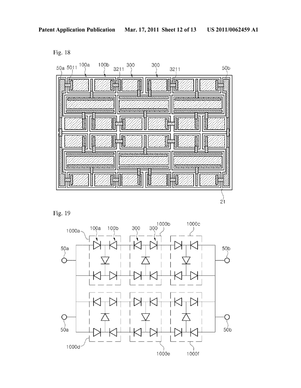 AC LIGHT EMITTING DIODE HAVING FULL-WAVE LIGHT EMITTING CELL AND HALF-WAVE LIGHT EMITTING CELL - diagram, schematic, and image 13