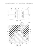 SEMICONDUCTOR DEVICE HAVING UPPER LAYER PORTION OF SEMICONDUCTOR SUBSTRATE DIVIDED INTO A PLURALITY OF ACTIVE AREAS diagram and image