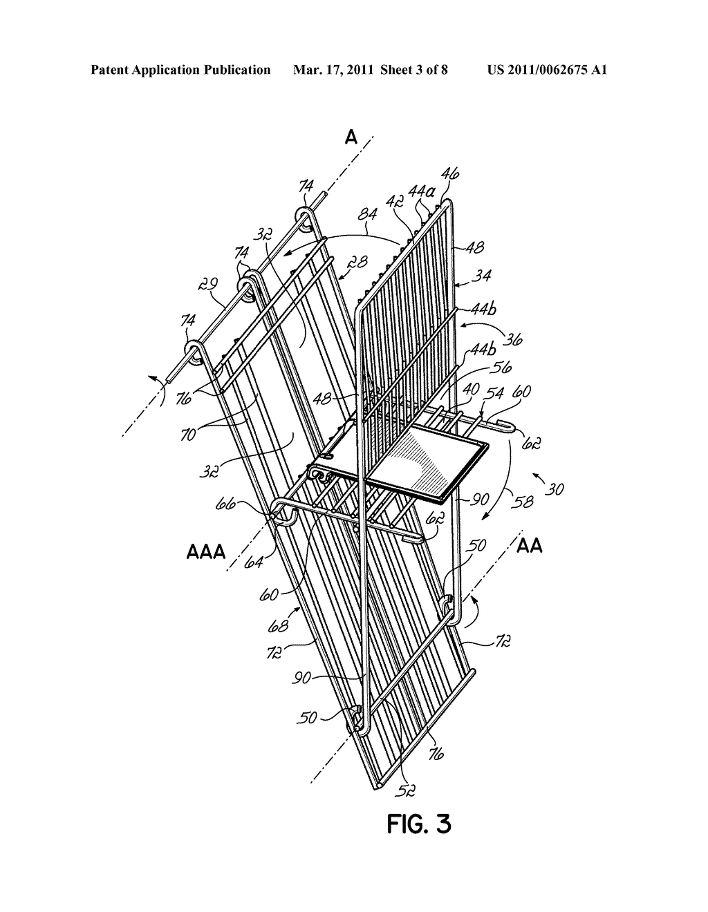 Wire Shopping Cart Having Foldable Seat Mechanism - diagram, schematic, and image 04