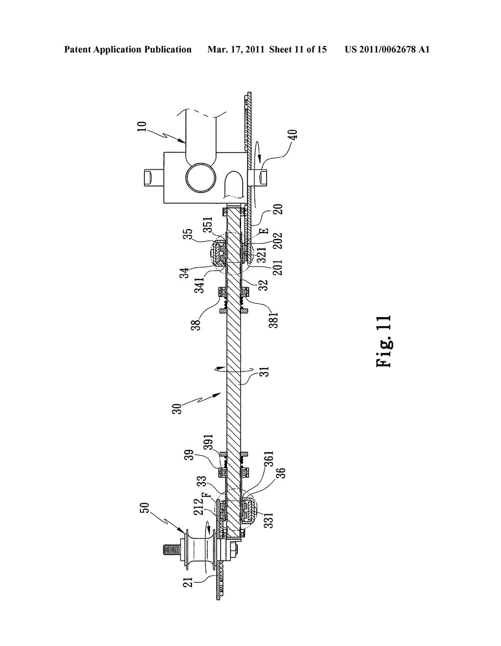 CHAINLESS BICYCLE DRIVE SYSTEM WITH SPEED CHANGE ARRANGEMENT - diagram, schematic, and image 12