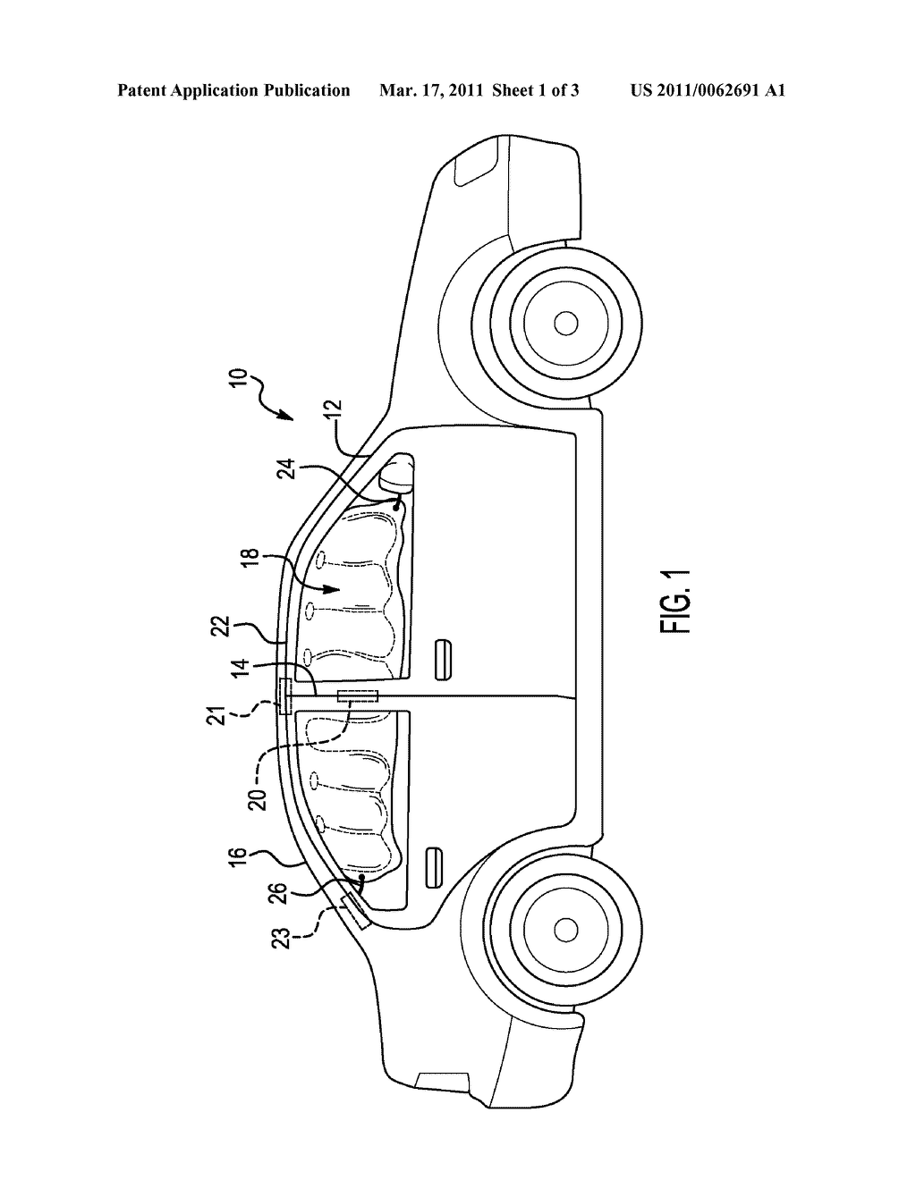 SIDE CURTAIN AIRBAG - diagram, schematic, and image 02