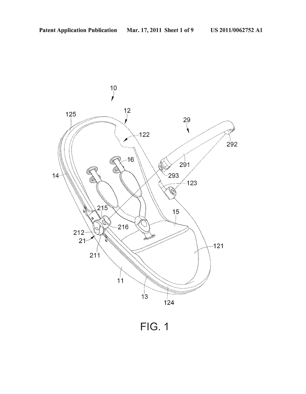 Infant Seat - diagram, schematic, and image 02