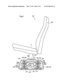 SEAT ASSEMBLY SUCH AS FOR AN AMUSEMENT RIDE diagram and image