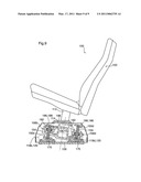 SEAT ASSEMBLY SUCH AS FOR AN AMUSEMENT RIDE diagram and image