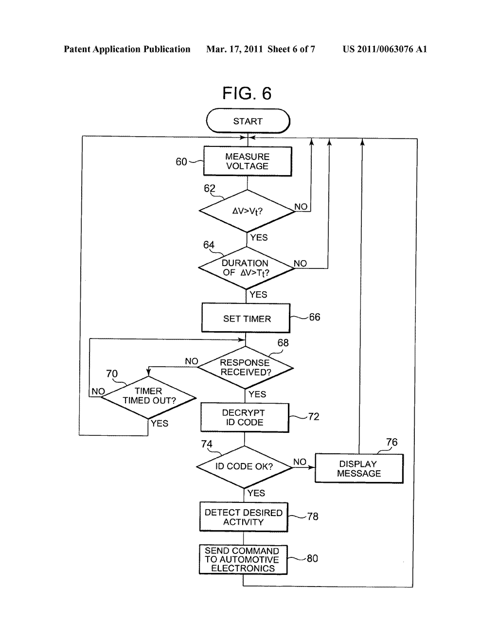 Apparatus for preventing unauthorized use of a vehicle - diagram, schematic, and image 07