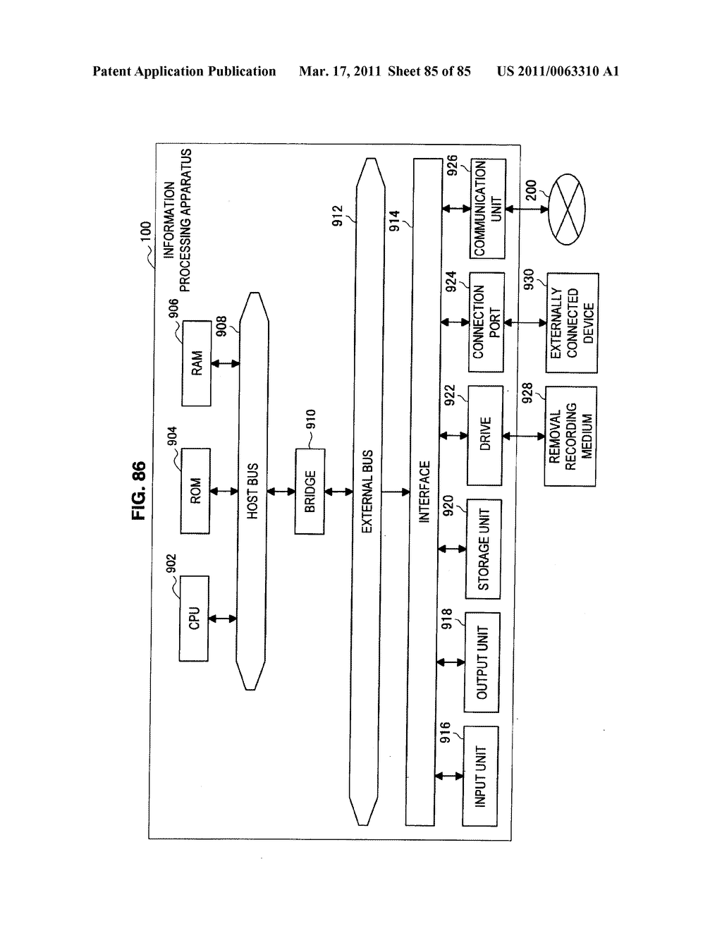 INFORMATION PROCESSING APPARATUS, DATA DISPLAY METHOD, AND PROGRAM - diagram, schematic, and image 86