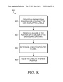 POSITIONING LABELS IN AN ENGINEERING DRAWING diagram and image