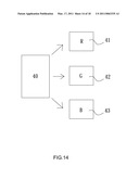 COLOR-FILTERLESS LIQUID CRYSTAL DISPLAY DEVICE AND DISPLAYING METHOD THEREOF diagram and image