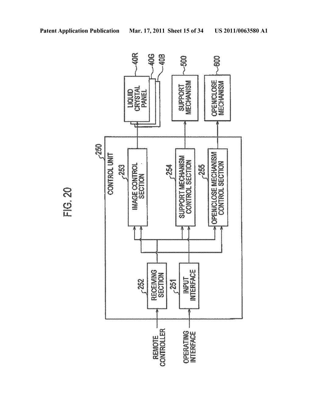 PROJECTION DISPLAY APPARATUS - diagram, schematic, and image 16