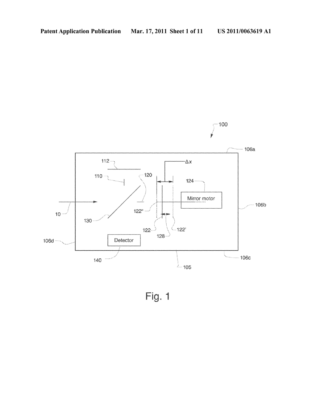 MEMS Michelson Interferometer and Method of Fabrication - diagram, schematic, and image 02