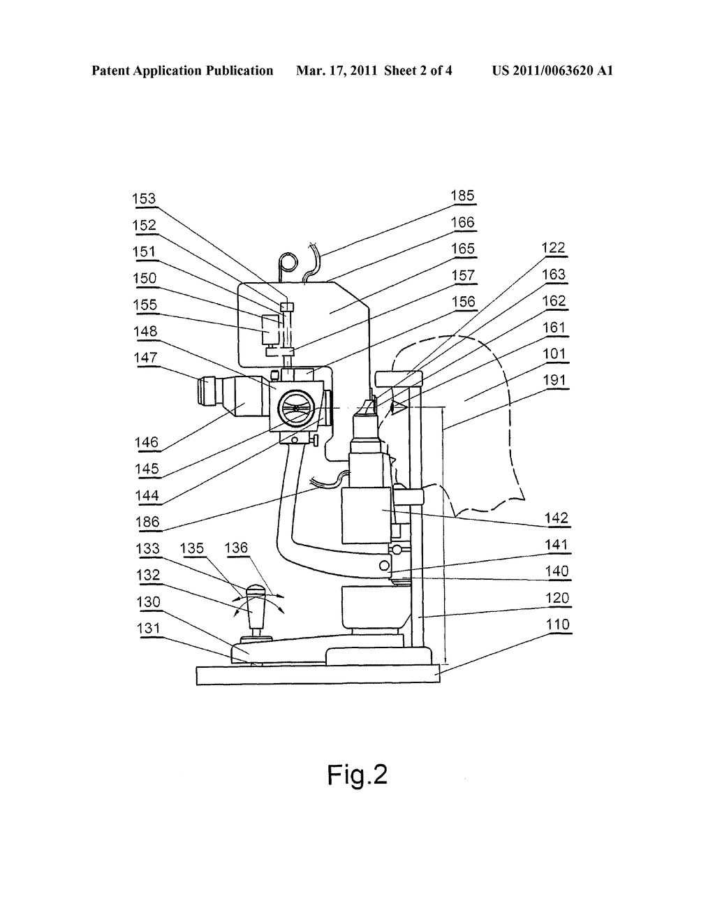 OPTICAL SET FOR EXAMINING OF OBJECTS AND METHOD FOR EXAMINING OF OBJECTS USING OPTICAL DEVICES - diagram, schematic, and image 03