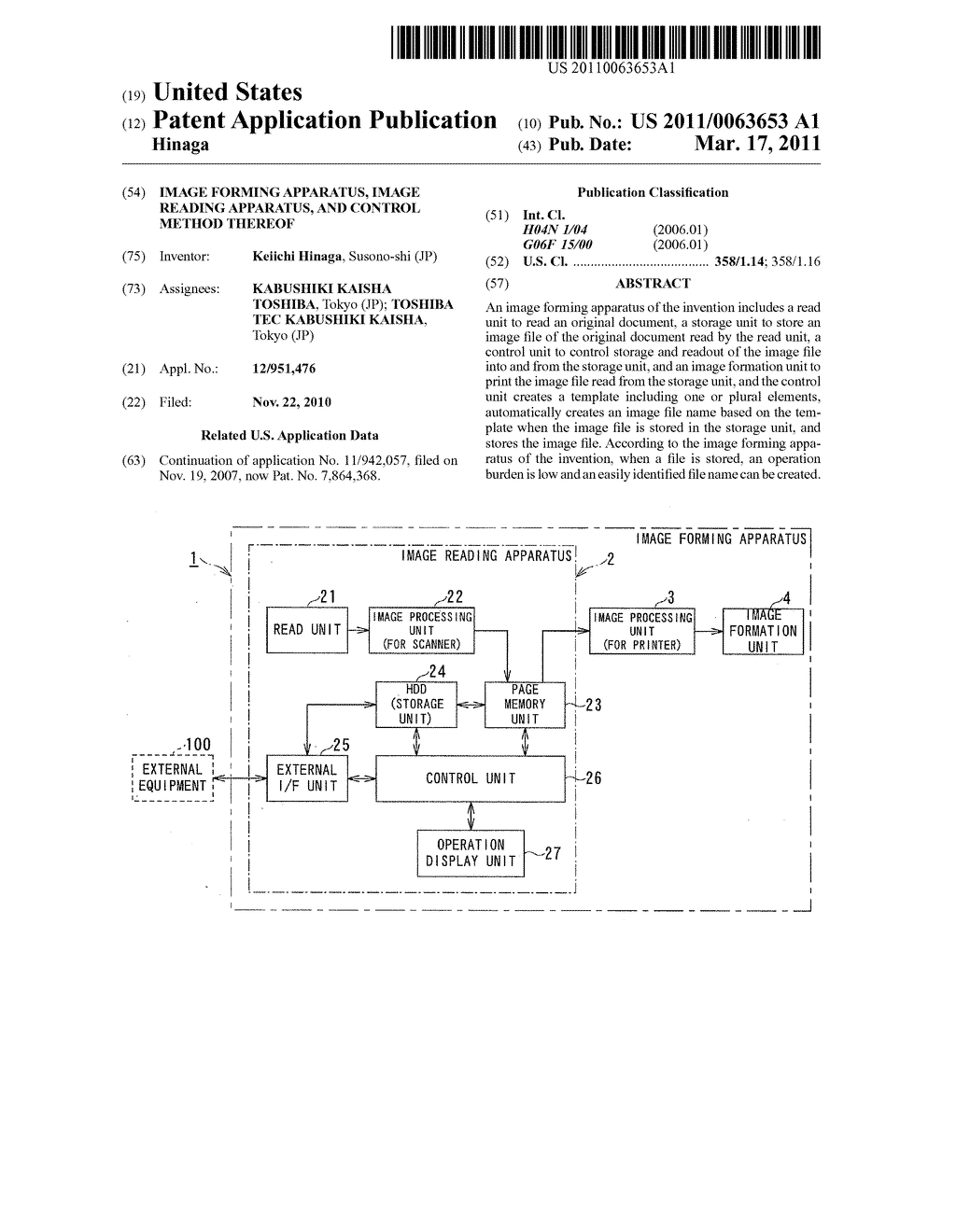 IMAGE FORMING APPARATUS, IMAGE READING APPARATUS, AND CONTROL METHOD THEREOF - diagram, schematic, and image 01