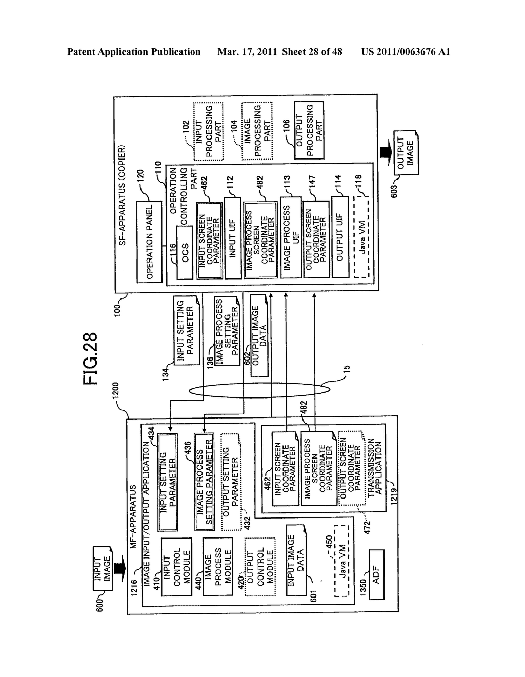 IMAGE FORMING APPARATUS ASSOCIATING WITH OTHER APPARATUSES THROUGH NETWORK - diagram, schematic, and image 29