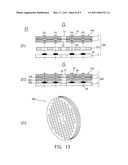 STACKED DISK-SHAPED OPTICAL LENS ARRAY, STACKED DISK-SHAPED LENS MODULE ARRAY AND METHOD OF MANUFACTURING THE SAME diagram and image