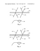 Interference filters for viewing anaglyphs diagram and image