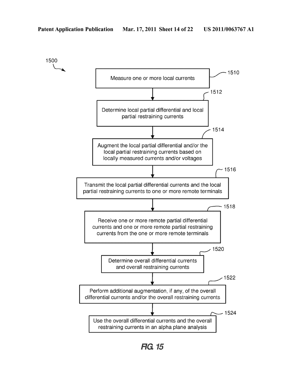 CHARGING CURRENT COMPENSATION FOR LINE CURRENT DIFFERENTIAL PROTECTION - diagram, schematic, and image 15