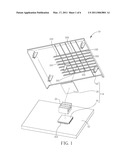 ELECTRONIC DEVICE WITH A HEAT INSULATING STRUCTURE diagram and image