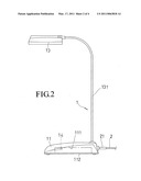 Desk lamp diagram and image